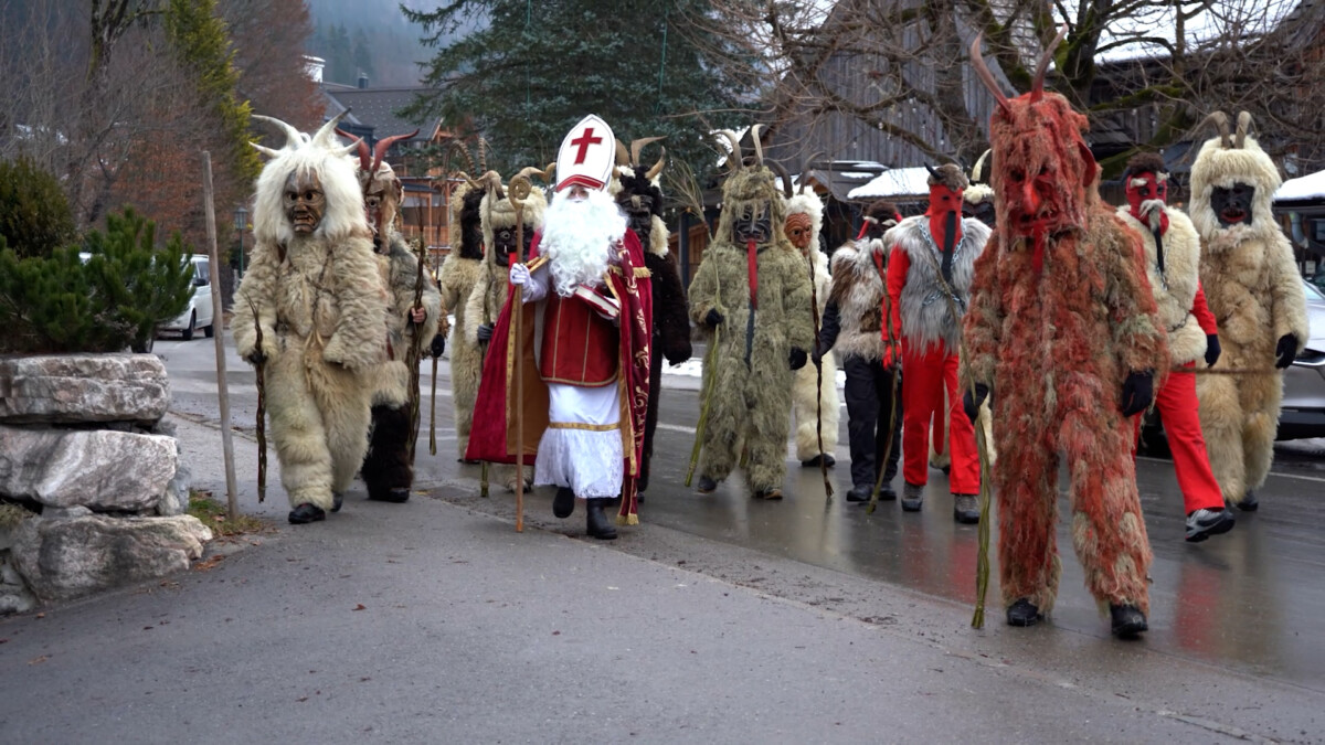 Krampusbrauchtum der Altausseer Fischerndorf Pass