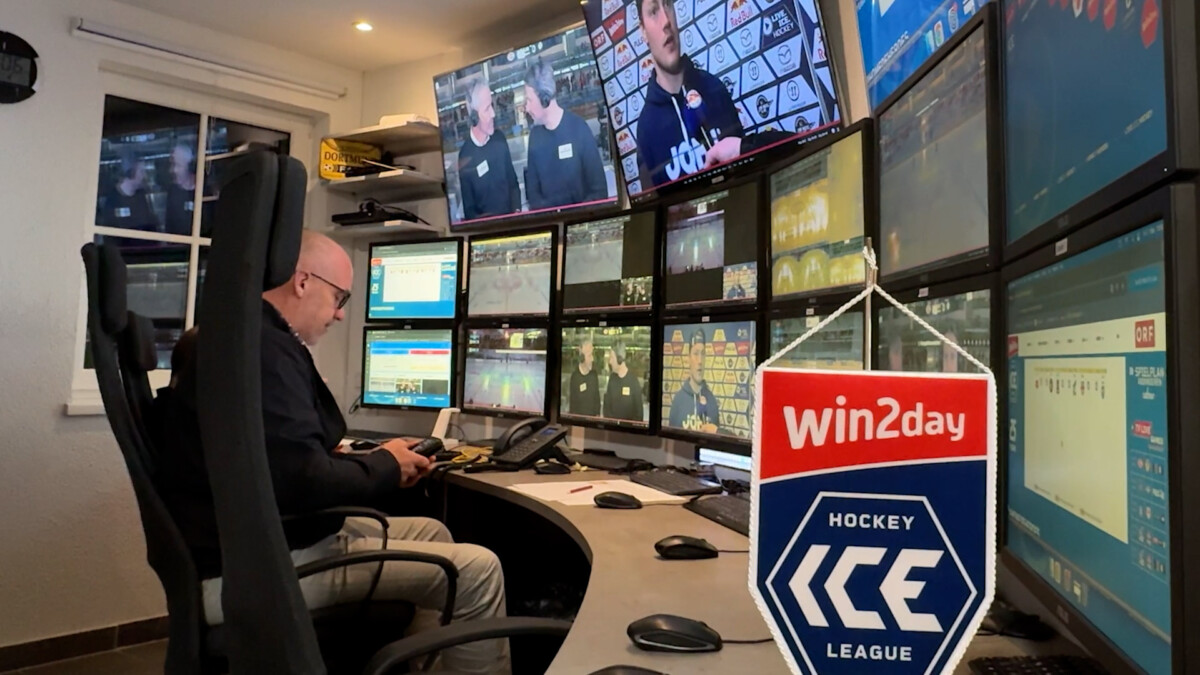 Die Zentrale der ICE Hockey League in Ebensee