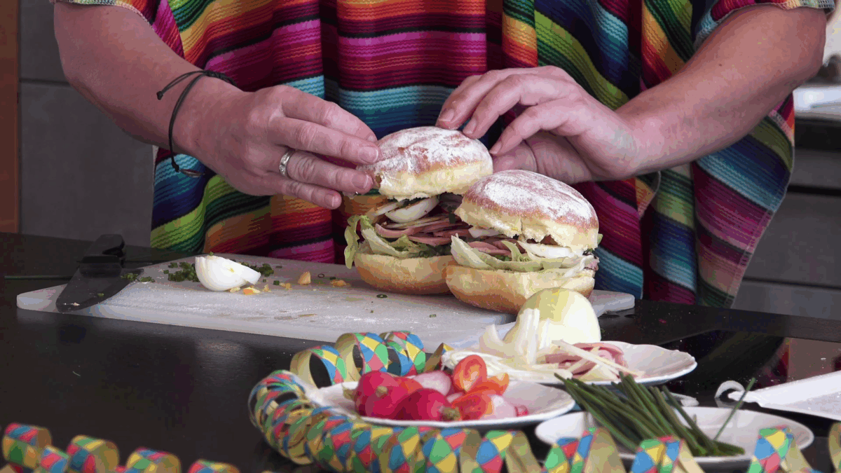 Ausseer Faschingskrapfen-Burger