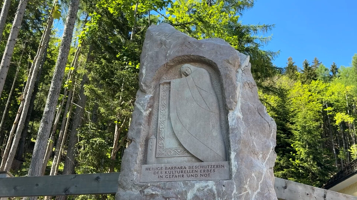 Salzwelten Altaussee “Heilige Barbara” Gedenksteineinweihung