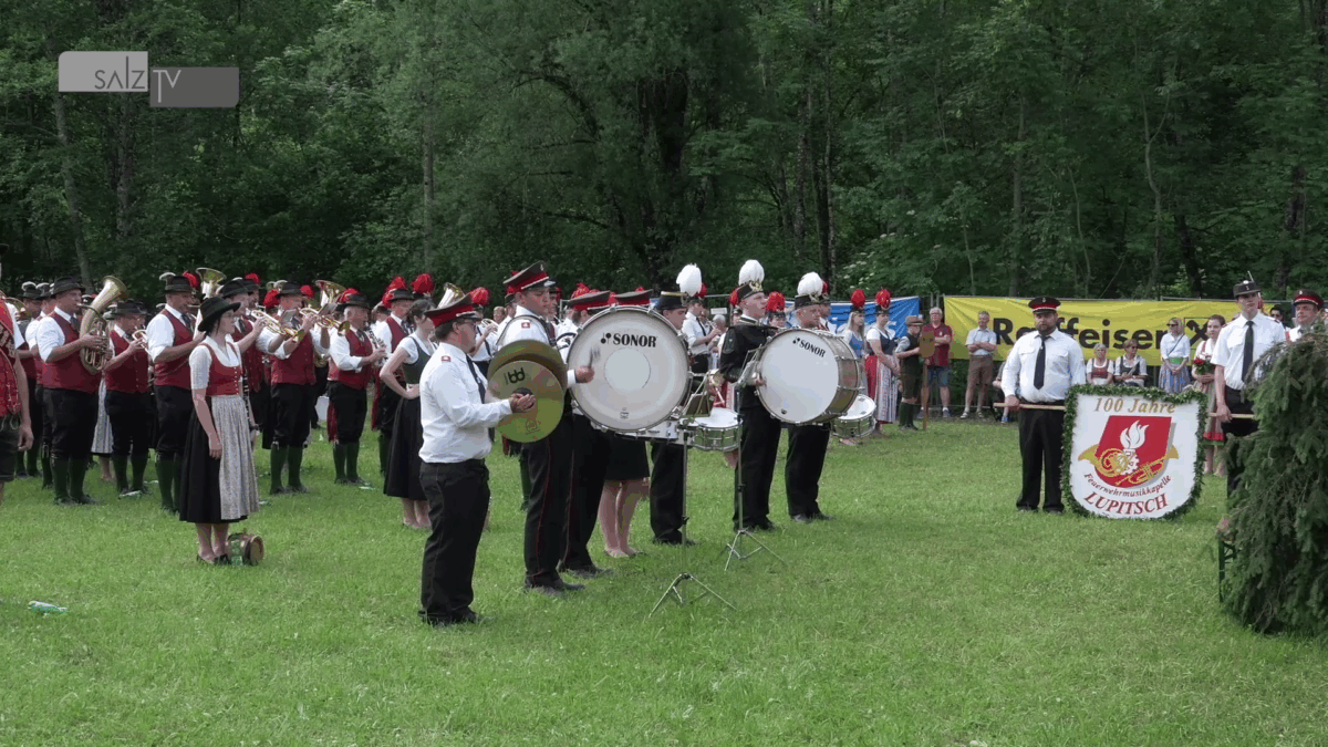 100 Jahre Feuerwehr-musikkapelle Lupitsch