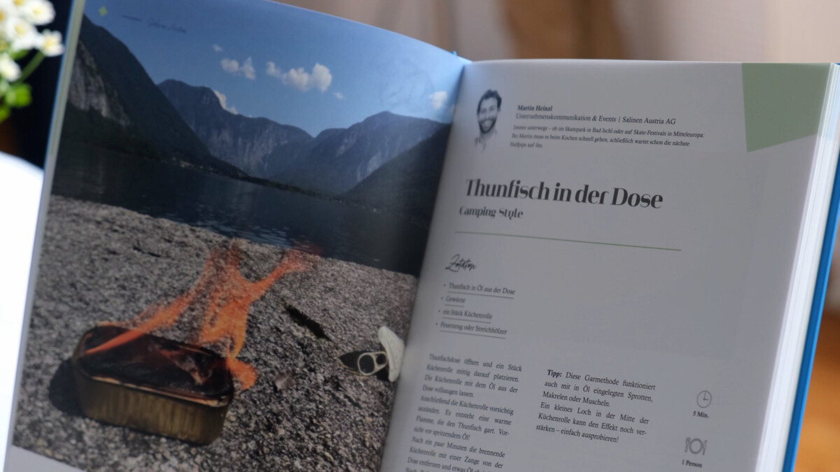 Präsentation Kochbuch Das Salz in der Suppe